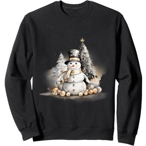 Winter Season Christmas Winter Snowman Sweatshirt, XXL