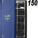 150 Pockets Coin Album, Penny Collecting Book, Souvenir Coins Collection Holder, Ideal for Pressed Pennies Passport, Hobby Coin Collector, Money Specie Display Storage Case (English, Blue)