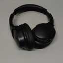 ILive Electronics Active Noise Cancellation Bluetooth Headphones, Adjustable Headband, Includes 3.5mm Audio Cable, Black (IAHN40B)