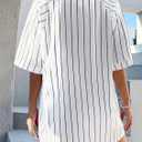 Baseball Graphic Shirts for Women Baseball Fan T-Shirts Baseballs Team Tee Game Day Outfits Casual Tops (White, XL)