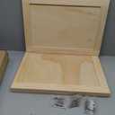 Cinnvoice 3 Pcs 16.25'' W x 22.5'' H Unfinished Pine Kitchen Cabinet Door