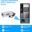 Upgraded H460EBM-00 4FWF7 460W Power Supply D460E001P PSU Compatible with Dell Optiplex 3050 5050 5060 5090 7050 7060 7070 7080 7090 XPS 8940 MT H460EGM-00 L460EBM-00 H460EBM-00 Power Supply