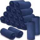 SmoothNovelty 18 Pcs Throw Blanket Bulk Gift for Wedding Guest,Dark Blue
50 x 60 Inch Fleece Blanket, Soft Lightweight Warm, Fall Wedding Welcome Gifts for Guest, Machine Washable Flannel Blanket
