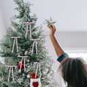 2 x 30 Pcs Satin Bows with Twist Tie 5 x 7 Inch Pretied Premade Ribbon Bows for Tree Wreath Garland Home Decor Indoor Outdoor Decorations (Light Pink)