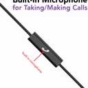 Maxell HP101 Type-C Lightweight Headphones, Built-in Microphone, Adjustable Headband, 6 Foot Cord, 197236, Black