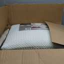 Madison Park Queen Comforter Set Clipped Jacquard Stripes with Buttons Boho Comforter for a Queen-Size Bed, Cotton Oversized Comforters with Removable Cover Boho Bedding, Queen Ivory 8 Piece