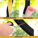 YoleShy Window Air Conditioner Foam Tape 2 Pcs 2 Inch Wide x 1 Inch Thick Weather Stripping Door Seal Strip for Insulation, Weatherstrip, Gap Blocker, Total 13 Feet Long(6.5ft x 2 Rolls), Black