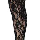 Leg Avenue womens Hosiery Lace Thigh Highs (Black)