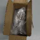 Stocking Holders for Mantel, 4 PCS Mantle Garland HangerSnowman, Reindeer, Christmas Tree and Father Christmas Designs, with Non-Slip Base Hooks, Silver