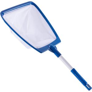 Poolaza Hot Tub Skimmer Net Handheld, Professional Pool, Spa, Pound Skimmer Net with Aluminum Pole Handle, Deep Ultra Fine Mesh Netting Small Pool Skimmer Net, Upgrade Durable Hot Tub Net Hand Skimmer