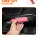 Savadicar Pink Interior Accessories - Handbrake & Gear Shift Knob Trim Set for 2018-Present Jeep Wrangler JL JLU 4XE & Gladiator JT - Solid Color Interior Decor Upgrade Option, 3-Piece