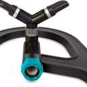 Gilmour 813443-1001 Whirling Stationary Base Adjustable Spot Sprinkler, Onyx