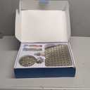 MakeFit Dual Filtered Rain Shower Head Combo, High Pressure Handheld Shower Head with Adjustable Bar - Rainfall Shower Head And Showerhead with Filter for Hard Water - Removes Chlorine (Polished Nickel Brushed)