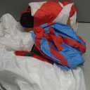 Joliyoou 10FT Christmas Inflatable Decorations, Giant Lighted Ladder Blowups Climbed with Reindeer, Santa, Snowman, C7 String Lights for Xmas Winter Holiday Roofs Trees Balconies Decor