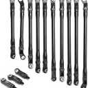 10PCS/Set Aluminum Rod Link Linkage for Axial SCX10 II 90046 90047 1/10 RC Crawler #B