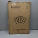 upsimples 16x24 Picture Frame Black 3 Pack, Scratch-Proof Poster Frames 16 x 24 for Photo Gallery - Slide-In Strips, Horizontal or Vertical Wall Mounting