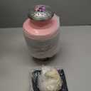 MEILINXU Urn for Ashes for Woman & Male, Cremation Urns for Human Ashes Adult Female or Man, Burial Urns with Butterflies, Decorative Urn for Funeral, Purple Butterfly and Flowers - Large