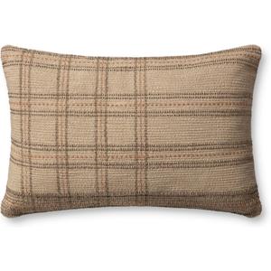 Loloi Angela Rose x Calista Collection PAR0018 Tan/Terracotta 16'' x 26'' Cover Only Pillow