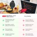 Dash MultiMaker Treat Maker System - Make Mini Donuts, Cupcakes & Heart-Shaped Waffles - Interchangeable Plate Design - dishwasher safe Parts for Easy Cleanup - Aqua
