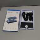 EJAY 10Gbps Magnetic USB-C Hub, 4-Port USB 3.2 Gen2 Data Transfer, 2 USB 3.2 + 2 Type C Port, Includes Sliding Rail, Screws and Sticky Pads for MacBook Laptop PC, Black