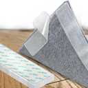 Rug Non Slip Grippers, 12Pcs Carpet Tape Reusable, No Residue on Hardwood Floors, Strong Hold Rug Stickers for Area Rugs, Keep Corners Flat, 2x8 Inch