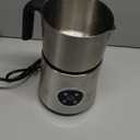 Milk Frother and Steamer, Large Capacity Detachable Electric Milk Frother, Automatic Warm and Cold Foam Maker, Stainless Steel Jug, BPA Free