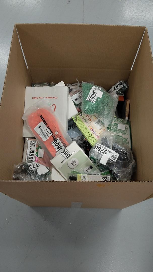 Box of Mixed Items, Retail is Estimated
