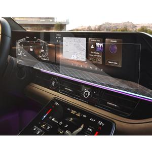 SXCY 4PCS for 2025 Infiniti QX80 Screen Protector [GPS 14.3 In+Dash 12.3 In] for 2025 Infiniti QX80 Accessories 2025 QX80 Screen Protector[4H Nano]