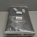 2 Packs 5-Tier Over the Door Organizer with 10 Side Mesh Pockets, 48 lbs Load Capacity, 3 Hooks Design, Hanging Storage Organizer with Clear Windows for Bathroom, Bedroom, Nursery, Kitchen-Grey