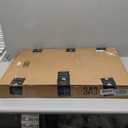 Dart Board Cabinet Set with 18-inch Dartboard, 6 Steel-Tip Darts, and Chalkboard Scoring for Game Rooms, Man Caves, and Home Bars by Trademark Poker