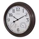 La Crosse Technology 404-3015 Clock Wall with Thermo, 15-1/2"