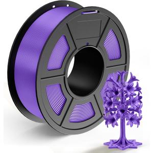 TECBEARS PLA Filament 1.75mm, Neatly Wound 3D Printer Filament, Dimensional Accuracy +/- 0.02 mm, 1Kg Spool(2.2 lbs), Fits for Most FDM 3D Printers, Purple