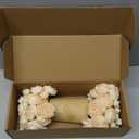 Ling's moment Ranunculus Artificial Flower, Faux Silk Mini Ranunculus Flowers for DIY Bouquet, Bulk Fake Wedding Filler Flowers for Centerpieces Arrangements Bridal Shower Decorations, Cream