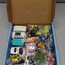 18 Pack Assorted Pull Back Cars and Airplanes Toy Set, Mini Die-cast Metal Friction Powered Vehicles Toy for Kids Boys Girls