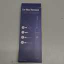 Ear Wax Removal - Earwax Remover Tool with 8 Pcs Ear Set - Ear Canal Cleaner with 1080P Camera - FSA HSA Eligible - Ear Cleaning Kit with 6 Ear Spoon - Ear Camera for iOS & Android (Black)