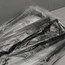 Clothes Rack - Double Rods Clothing Rack with Mesh Shelf, Hooks & Wheels, Metal Clothing Racks for Hanging Clothes & Bags, Multifunctional Garment Rack for Laundry, Black, 28.7" x 16.5" x 59.1"