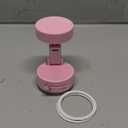 Foldable Magnetic Vacuum Phone Holder, 360 Electric Suction Car Mount, Double-Sided Swivel Stand for Car, Mirror, Gym, Kitchen, Hands-Free Portable Phone Holder (Pink)