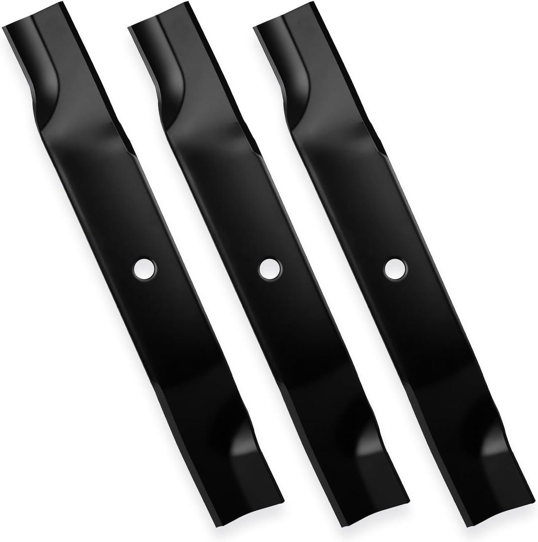 942-04415 60" High Lift Blades for Cub Cadet Tank 60 DS60 M60-CT M60-KH PRO Z 100 Z 500 RECON 60 Z-Force L60 MTD Z8600 60 inch Deck Pro Z/Tank/Z-Force S Zero-Turn Mower 742-04415 01005338, Black