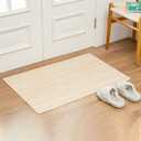 Shatex 2x3ft Handcrafted Braided Jute Rug, 100% Natural Jute Burlap Rug for Entryway and Hallway, Off-White