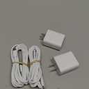 USB Type C Charger for iPhone 17 16 Pro,40W Multiport Type C Charger Fast Charging,2Pack 4Port USB C Wall Charger 10FT USBC Chargers Cord for iPhone 17/17 Pro/17 Air/16 ProMax/16e/15/15 ProMax/15 Plus (White)