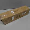 Black Crystal Curtain Rods for Windows 72 to 144 Inch, Decorative Vintage 1'' Diameter Long Curtain Rod with Black Foil Finial, Adjustable Heavy Duty Easy Install Drapery Pole Set for Farmhouse