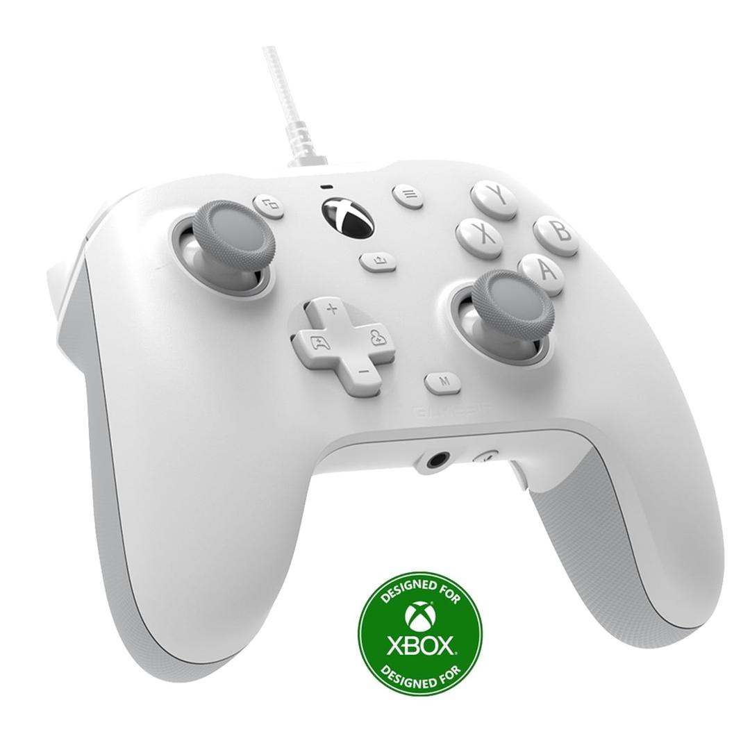 GameSir G7 HE C Wired Xbox Controller,Officially licensed Controller with Hall Effect Joysticks for Xbox Series X|S, Xbox One, Windows 10|11,Xbox Officially licensed Controller (White)