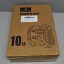 Weighted Vest Men or Women - 10lbs Weights with Reflective Stripe, Weighted Vest for Workout Equipment for Strength Training Running - Walking Weight Loss (Black)