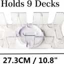 Yuanhe 9 Deck Rotating-Revolving Playing Card Tray, Card Holder