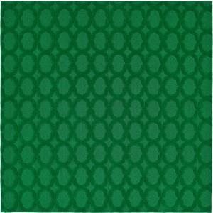 Garland Rug Garden Trellis 6 ft. x 6 ft. Square Indoor/Outdoor Area Rug Outdoor Waterproof Rug for Patio, Camping Rugs, RV, Porch, Deck, Camper, Balcony, Backyard for High-Traffic Areas, Green