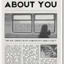 XMJJQQ Vintage The 1975 Canvas Wall Art Healy Music Being Funny in a Foreign Language Poster For Room Aesthetic Black White Song Lyric About You Wall Decor Newspaper Print For Bedroom 16x24in Unframed