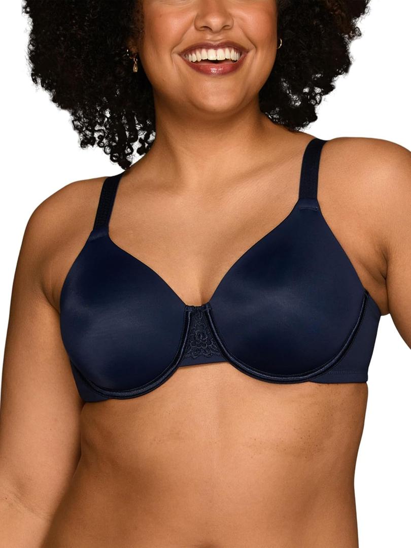 Vanity Fair Women's Beauty Back Smoothing Minimizer Bra, Minimizes Bust Line up to 1.5", Non Padded Cups up to H (36C)