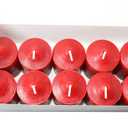 Candle Charisma Strawberry Scented Votive Candles - 10 Hour Burn time - Set of 12 for Dinner, Wedding, Halloween and Holiday Decorations