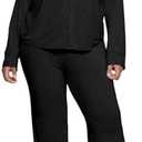 MANBEIYA Women's Pajama Sets Long Sleeve Button Down Soft Knit Sleepwear 2 Piece Lounge Set XL