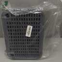 Litter Box Step Ramp, Anti-Tracking & Easy to Clean, Suitable for Small and Elderly Cats, with Wooden Legs (Charcoal Gray)